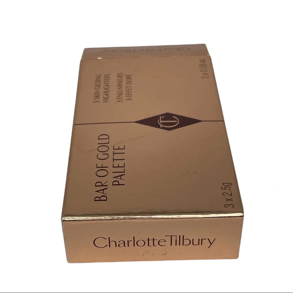 *SALE* NWT CHARLOTTE TILBURY BAR OF GOLD HIGHLIGHTER PALETTE - Picture 4 of 7